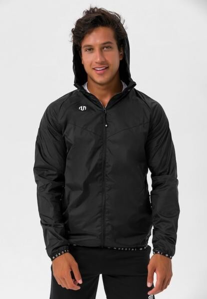 schlichte Morotai Herren Jacke Schwarz
