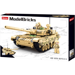 Sluban M38-B0790 - Model Bricks - Main battle tank