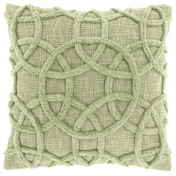 Unique Living kussen Everon tea green 45 x 45 cm