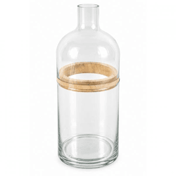 Glasvase, transparent, 28,7 cm, 3-teilig