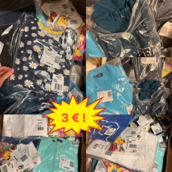 3,00 €/Stück Kinderbekleidung Mix Kategorie A, Neuware von bekannten Marken, Babys bis Jugendliche, ab 50 Stück