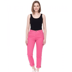 Alife and Kickin Damen Baumwoll-Hose im 5-Pocket-Style Denim-Hose 51977322 Pink