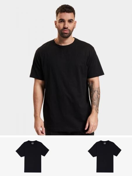 bequemes Denim Project Herren T-Shirt Denim mit Baumwolle Schwarz