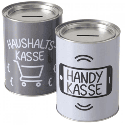 Boltze Home savings tin Sparkasse 13,5 cm 2 assorted