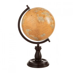 J-Line wereldbol op voet 37 cm