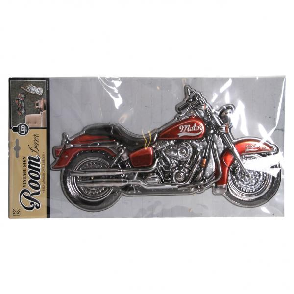 LED-Schild aus Kunststoff Motorrad 21 x 39 cm 8 LEDs