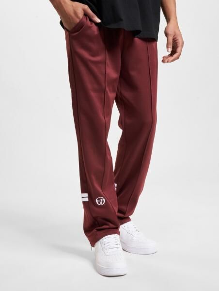 moderne Sergio Tacchini Herren Jeans Bordeaux-Rot