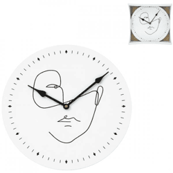 Noor Living wall clock Face white 29 cm