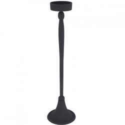 PTMD Kerzenhalter Zival aus Aluminium, schwarz, 78 cm