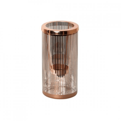 PTMD Teelichthalter Ella S, kupferfarben, 16 cm