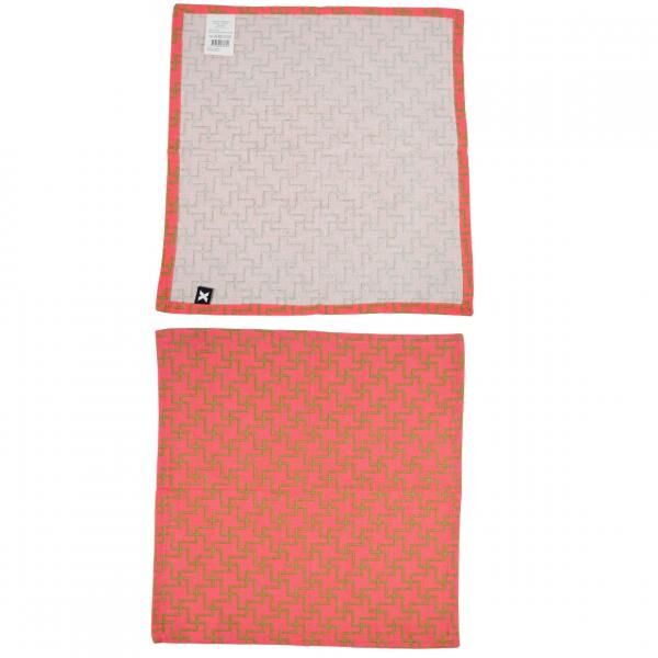 (R) Napkin Jacquard cotton pink 38 x 38 cm
