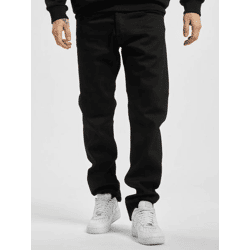 Stylish Replay Men's Straight-Fit Jeans with Zipper Pockets, Black