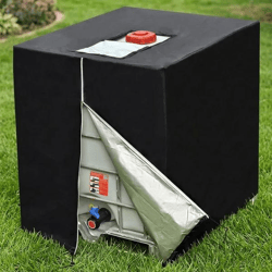 TankGuard Hochleistungs-Schutzhülle für IBC-Wassertanks aus 210D-Oxford-Gewebe, 1000 l