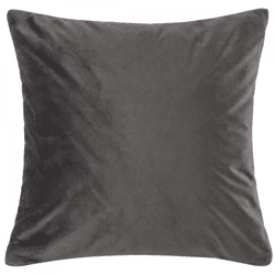 Tiseco-Kissen „Velvet“ anthrazit   60 x 60 cm