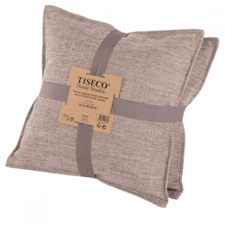 Tiseco kussen Astoria taupe 45 x 45 cm set van 2