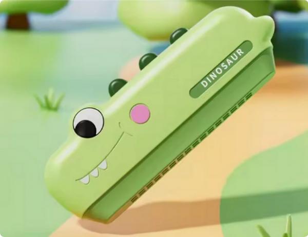109x - Kinder-Mundharmonika im Dinosaurier-Design