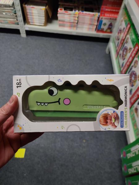 109x - Kinder-Mundharmonika im Dinosaurier-Design