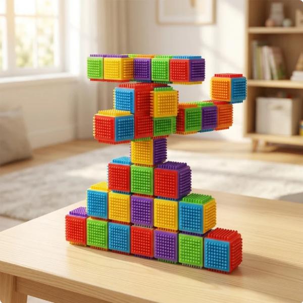 15x - Weiche Würfel | Babyspielzeug - 25teilig