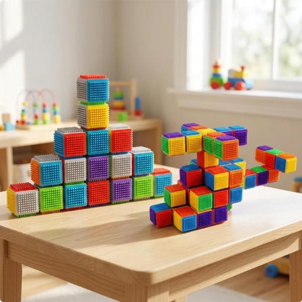15x - Weiche Würfel | Babyspielzeug - 25teilig