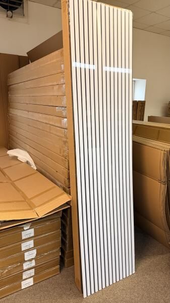 168 Stk. Akustikpaneele weiß 240*60cm / 275*60cm NEU
