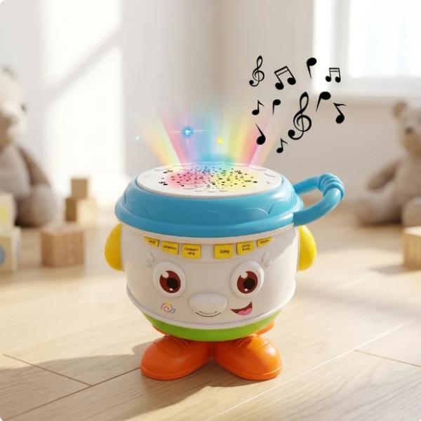 47x - Interactive Children's Drum with Music and Lights