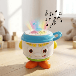 47x - Interaktive Kindertrommel mit Musik und Licht