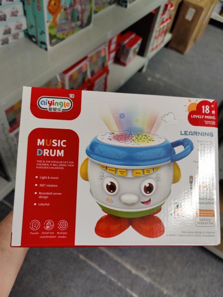 47x - Interaktive Kindertrommel mit Musik und Licht