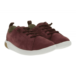 Bequeme KEEN Knx Lace Fig/Star Kinder Barfußschuhe mit Eco Anti-Odor-Technologie Echtleder-Schuhe Freizeit-Schuhe 1031145 Violett