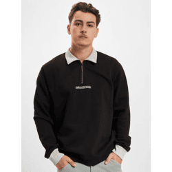 bequemes Rocawear Herren Sweatshirt Reißverschluss Schwarz