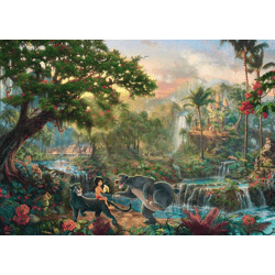 Disney, Jungle Book - 1000 piece jigsaw puzzle (Thomas Kinkade)