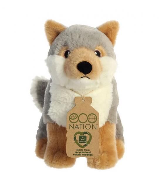 Eco Nation Wolf ca. 24 cm - Pl&uuml;schfigur