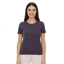 ELEVATE Heros Damen T-Shirt schlichtes Baumwoll-Shirt 150 g/m2 Basic-Shirt Unterzieh-Shirt 3802989 Dunkelgrau