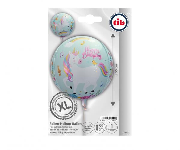 Folienballon "Einhorn" - 55 cm