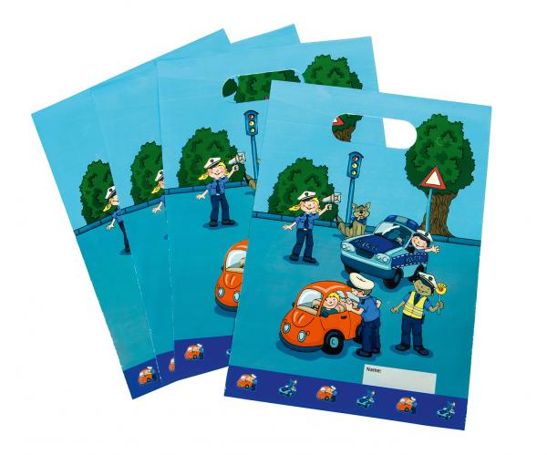 Geschenkebeutel "Polizei", 8 St&uuml;ck