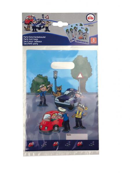 Geschenkebeutel "Polizei", 8 St&uuml;ck