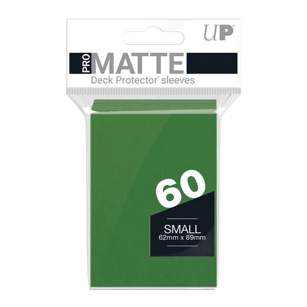 Green PRO-Matte Small Deck Protector Sleeves (60)