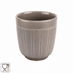 Gusta-Becher Retro grau 220 ml