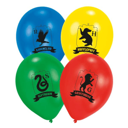 Harry Potter - Houses - 6 latex balloons - 27.5 cm