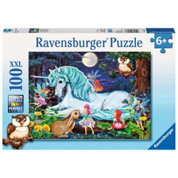 In the enchanted forest (with unicorn) - Puzzle 100 pieces