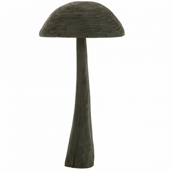 J-Line Bild „Pilz L“, Holz, schwarz, 81 cm
