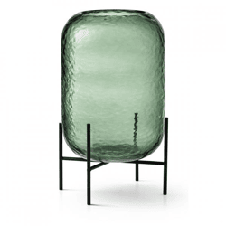 J-Line vase on foot green 36 cm