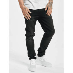 lässige Denim Project Herren Jeans Skinny Fit Stretch Reißverschluss mit Baumwolle Schwarz
