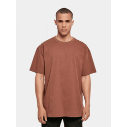 lässiges Build Your Brand Herren T-Shirt Oversize 240 g/m² mit Baumwolle Braun