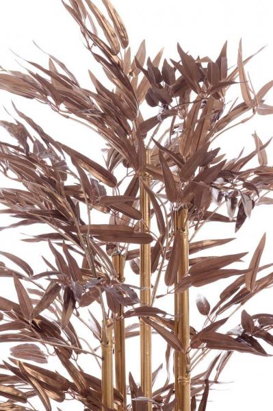 Light & Living Kunstpflanze Bambus metallisch dunkel bronze im Topf 120 cm