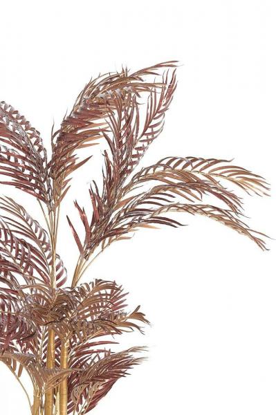 Light & Living Kunstpflanze Palm metallic burgundy im Topf 145 cm