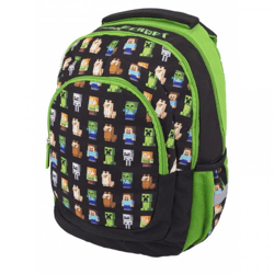 Minecraft - Multi Characters Rucksack AB330 - 39 cm