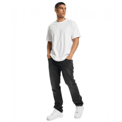 Moderne URBAN CLASSICS Herren Stretch-Jeans Bequeme Klassische Denim-Hose für Alltag & Freizeit in Schwarz