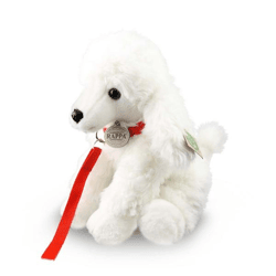 Plüschtier Pudel mit Leine - 28 cm