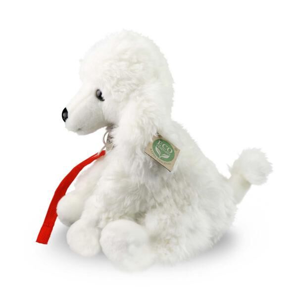 Pl&uuml;schtier Pudel mit Leine - 28 cm