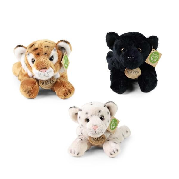 Pl&uuml;schtierset Tiger, sortiert - 25 cm